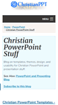 Mobile Screenshot of notes.christianppt.com